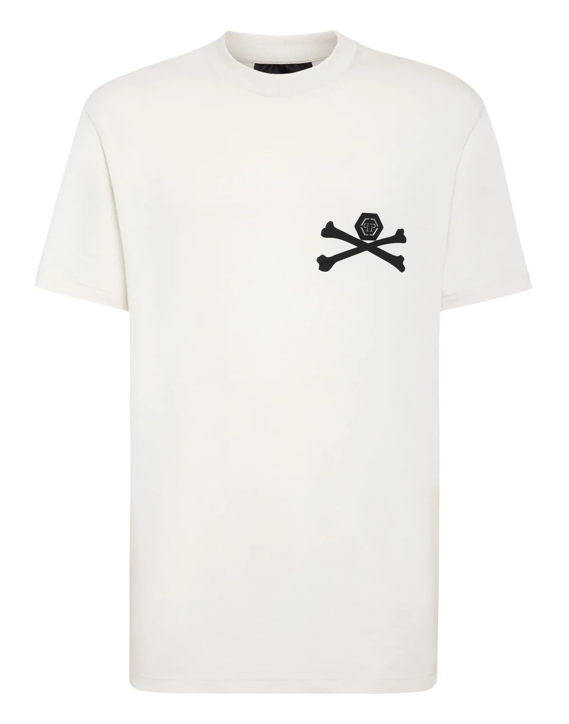 Jersey T-shirt Round Neck SS Skeleton, цвет: Бежевый