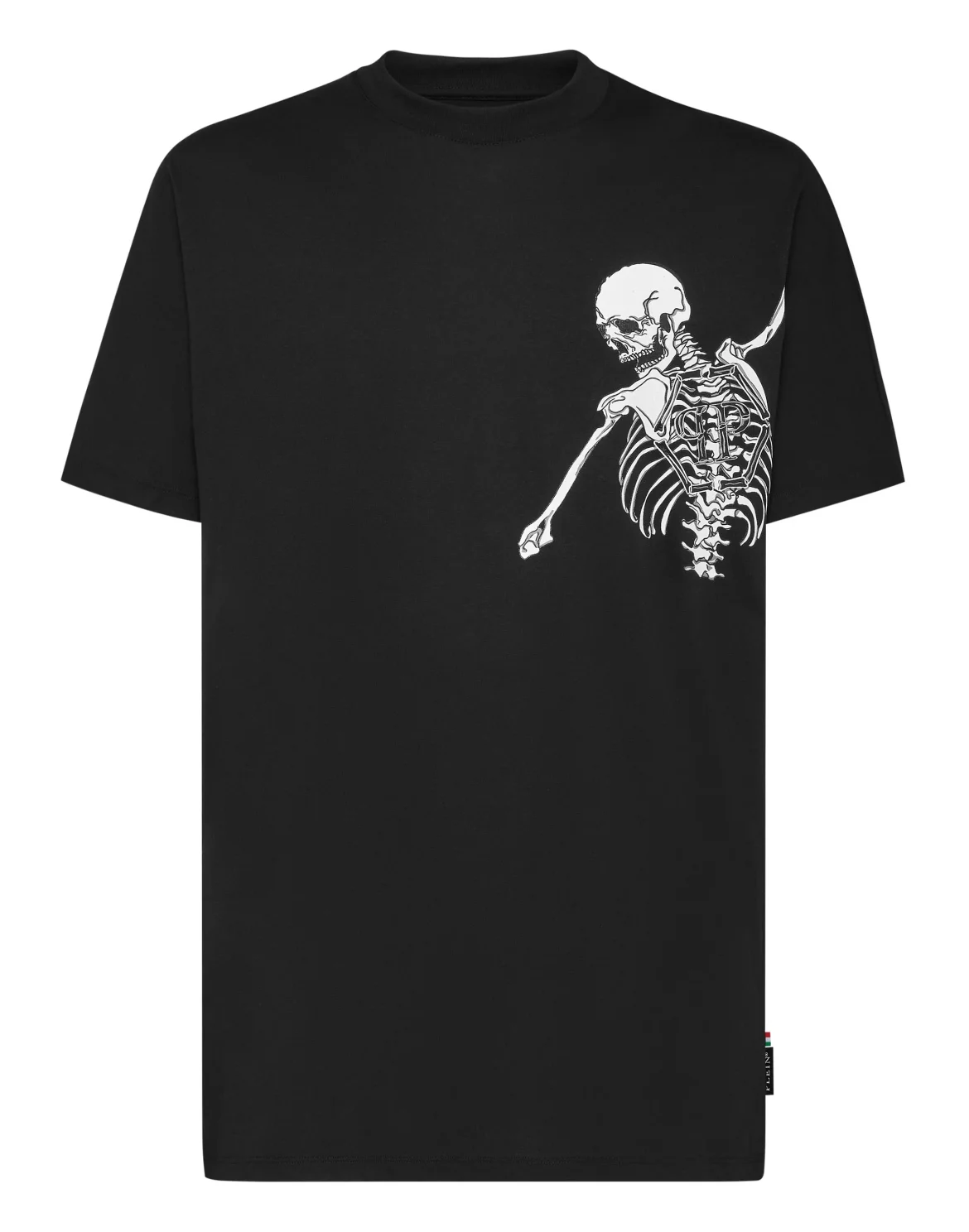 Jersey T-shirt Round Neck SS Skeleton, цвет: Черный