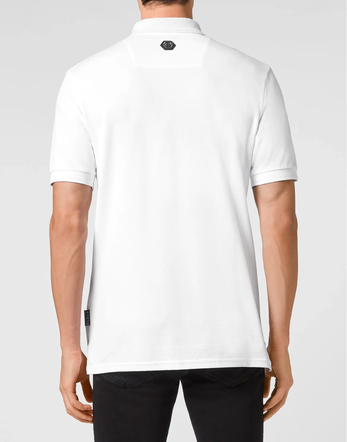 Slim Fit Polo shirt SS Gothic Plein, цвет: Белый