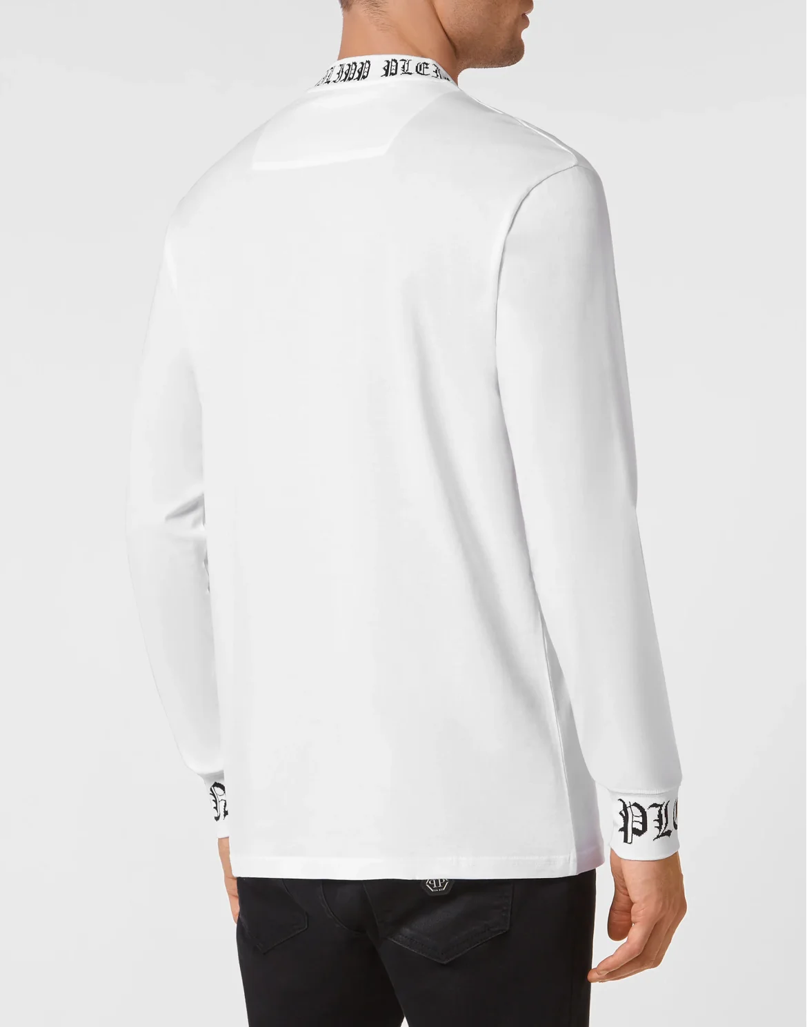 T-shirt Round Neck LS Gothic Plein, цвет: Белый