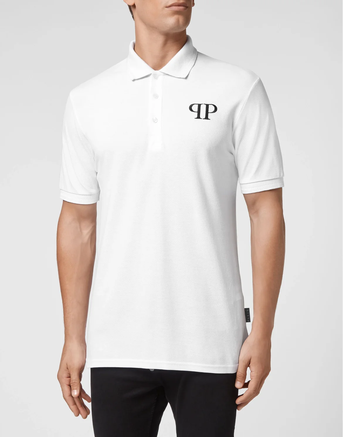 Slim Fit Polo shirt SS Iconic Plein, цвет: Белый