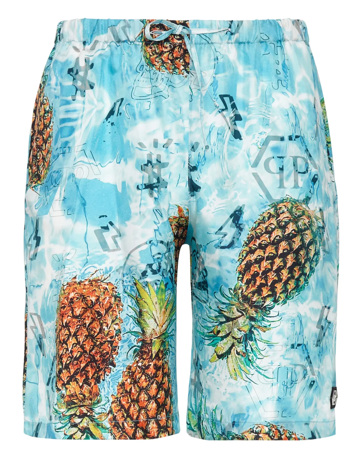 Silk Shorts Pineapple Skies, цвет: Голубой
