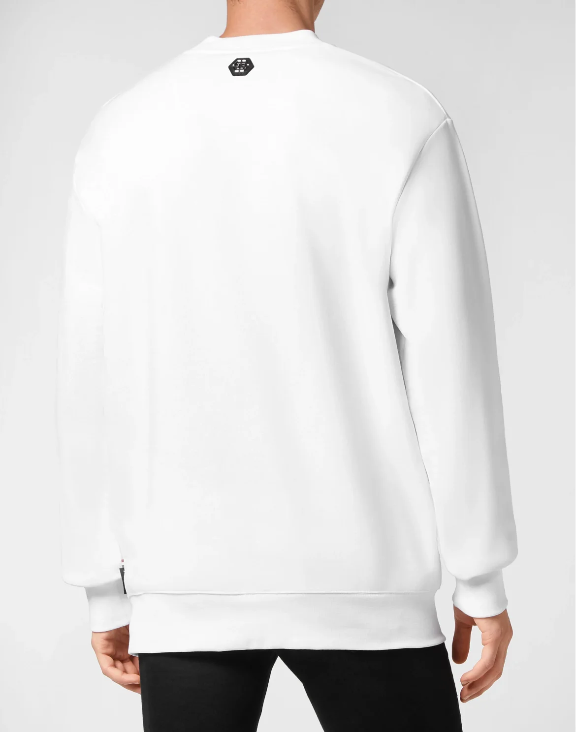 Sweatshirt LS Skull and Plein, цвет: Белый