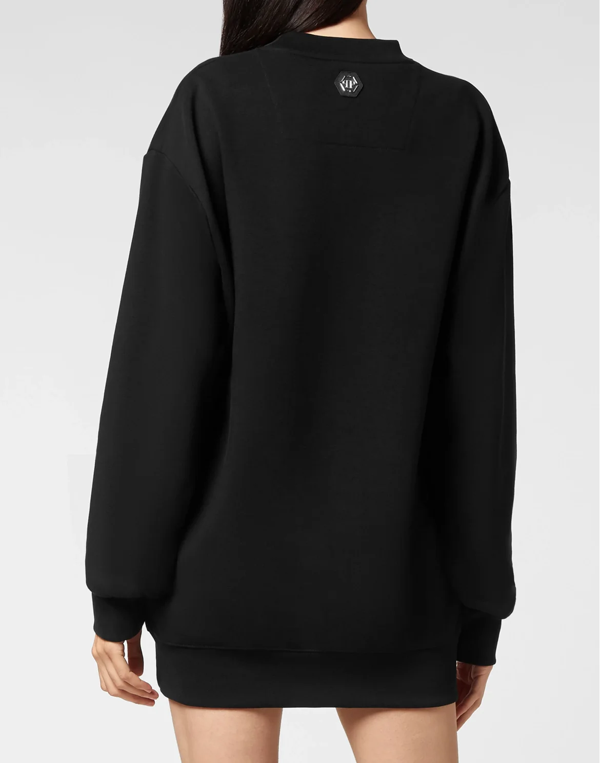 Sweatshirt LS Skull and Plein, цвет: Черный
