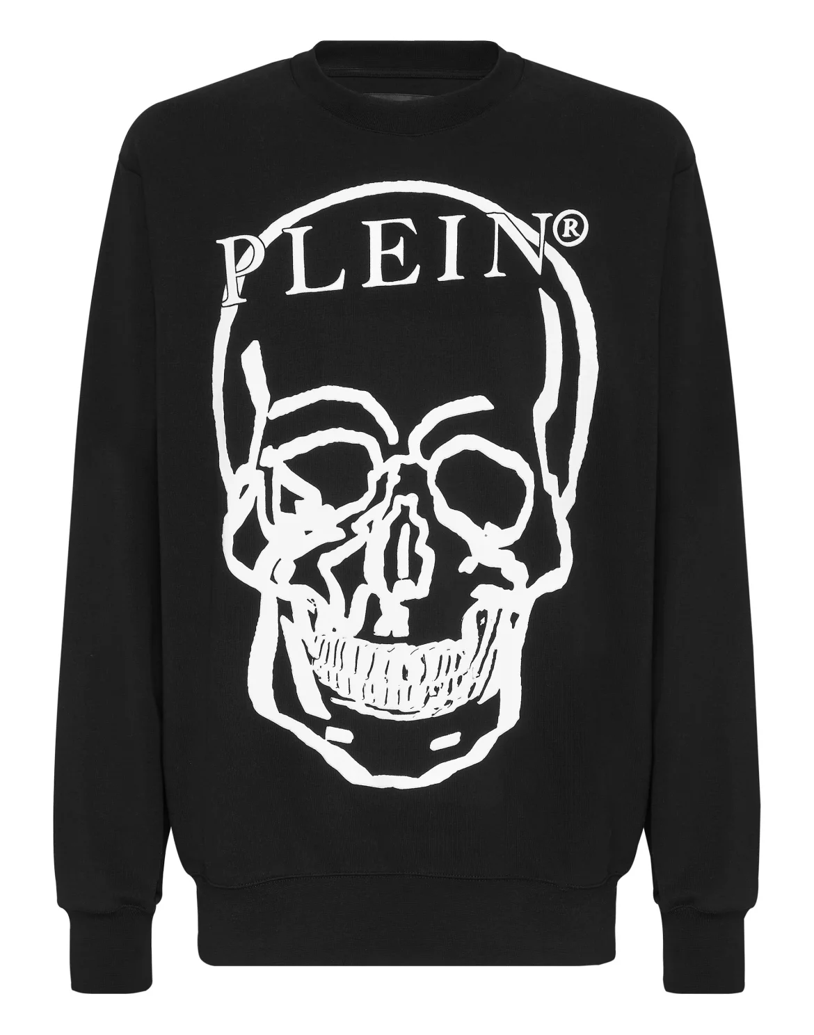 Sweatshirt LS Skull and Plein, цвет: Черный