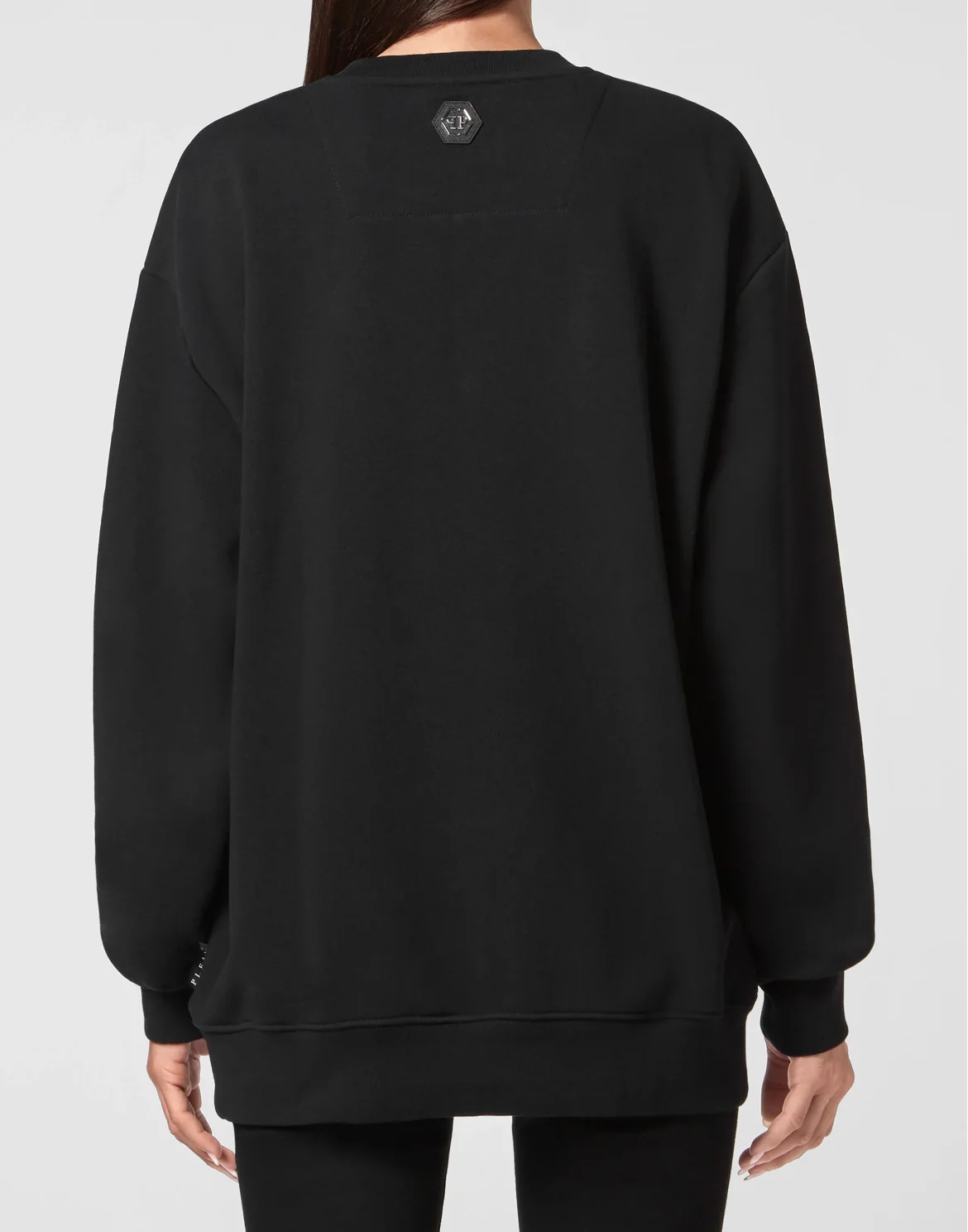Sweatshirt LS Skull and Plein, цвет: Черный