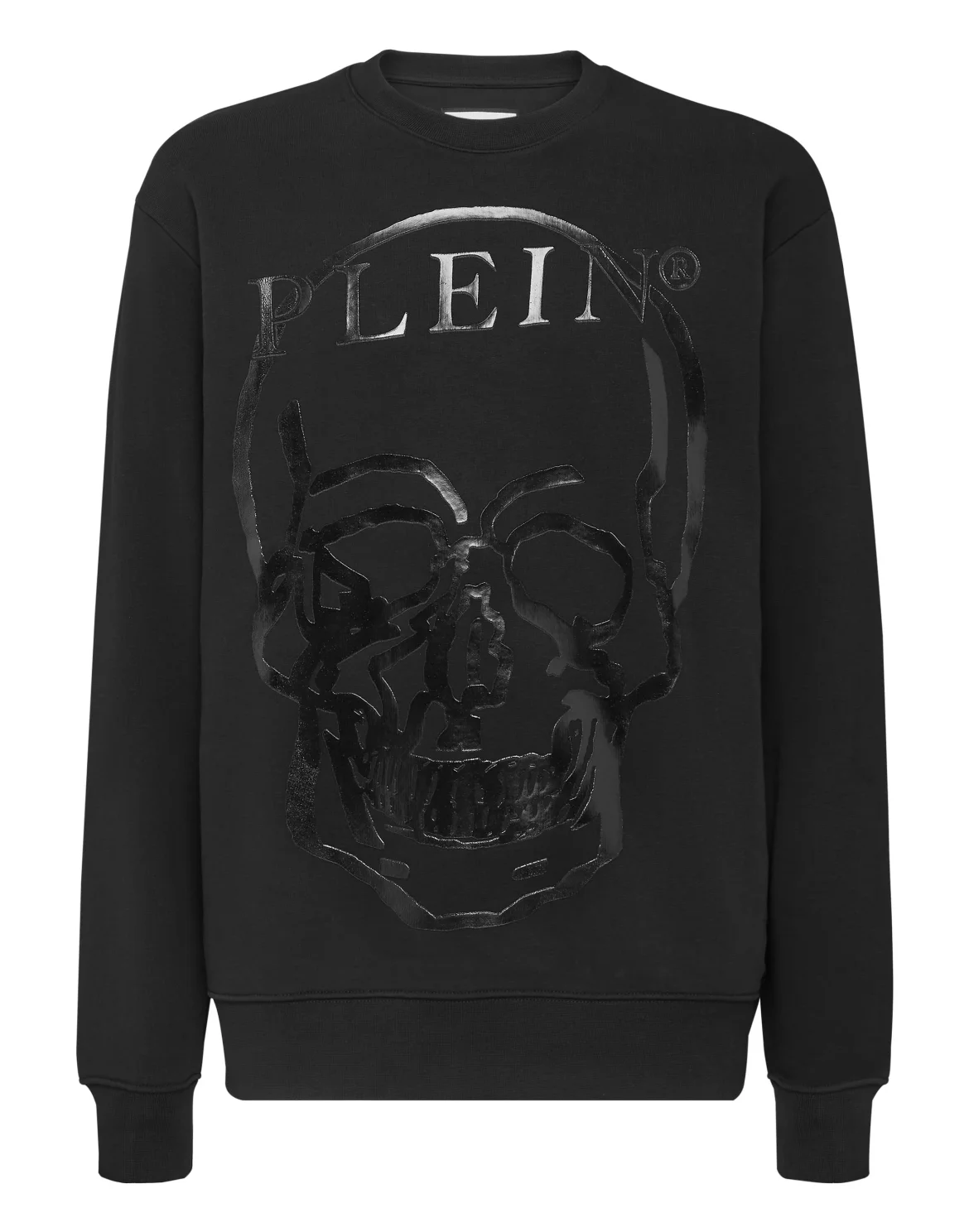 Sweatshirt LS Skull and Plein, цвет: Черный