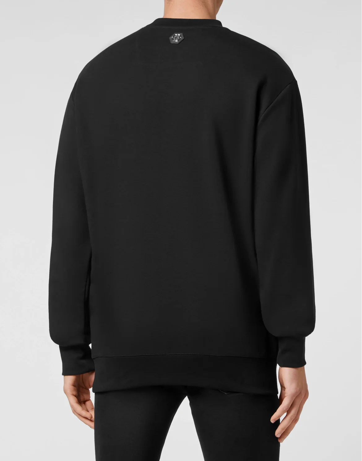 Sweatshirt LS Skull and Plein, цвет: Черный