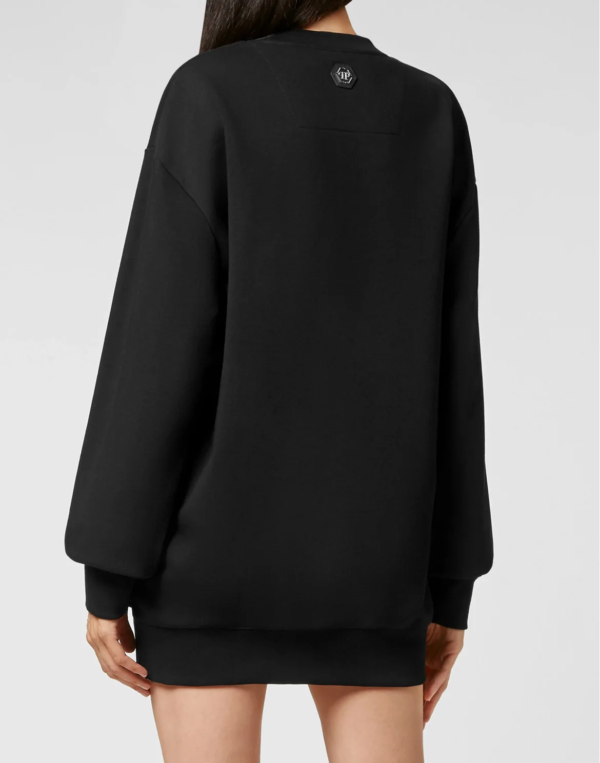 Sweatshirt LS Skull and Plein, цвет: Черный