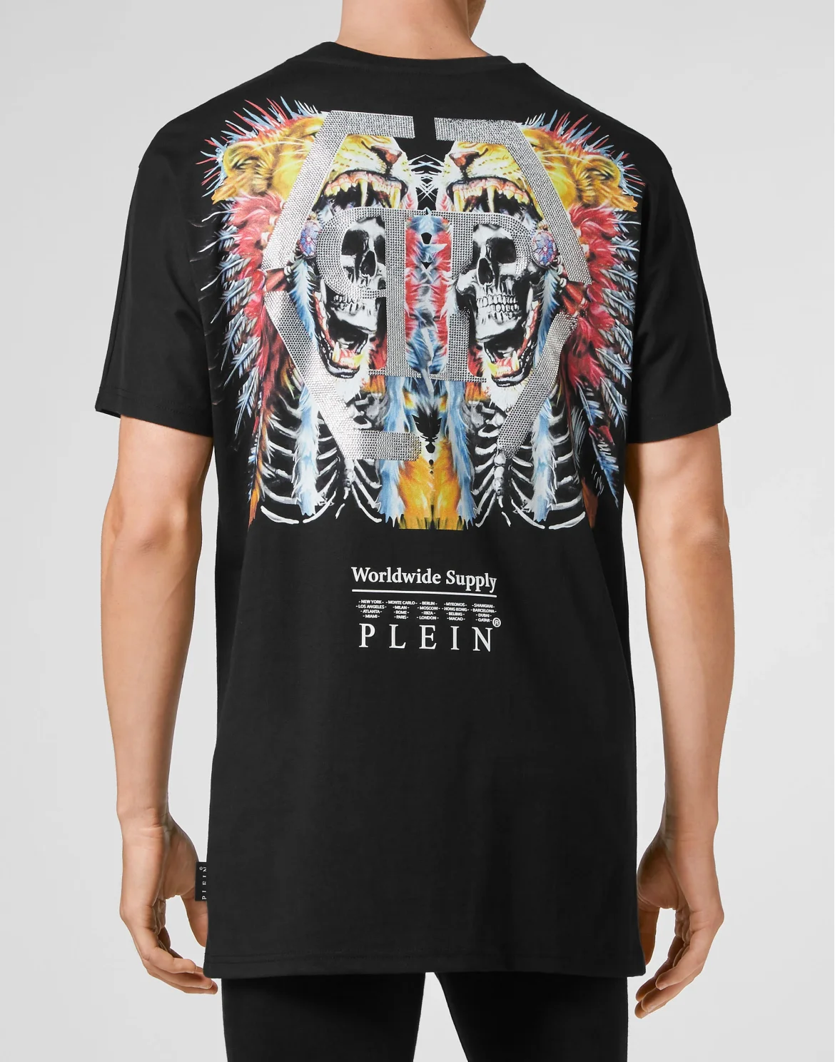 T-shirt Round Neck SS stones Navajo, цвет: Черный