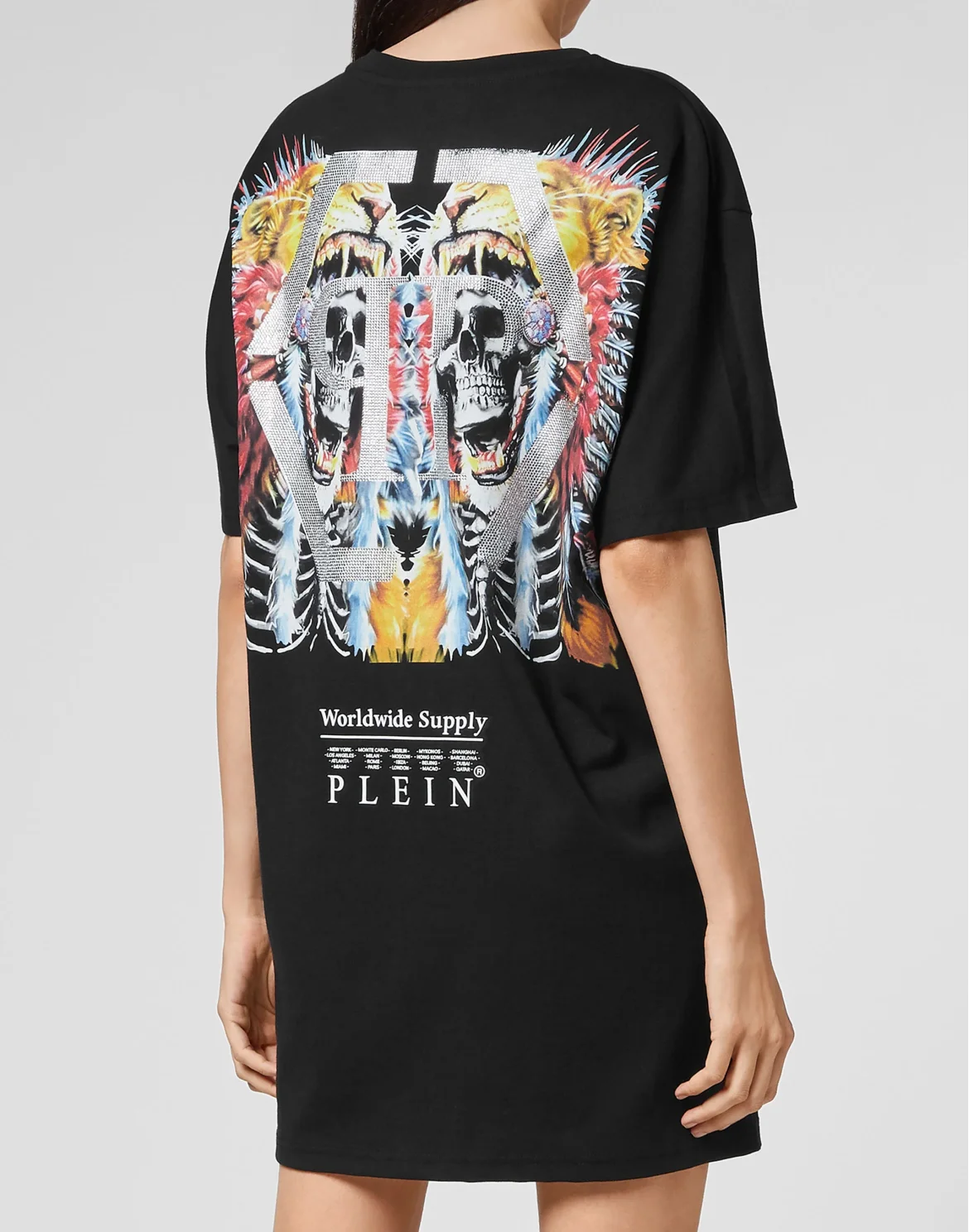 T-shirt Round Neck SS stones Navajo, цвет: Черный