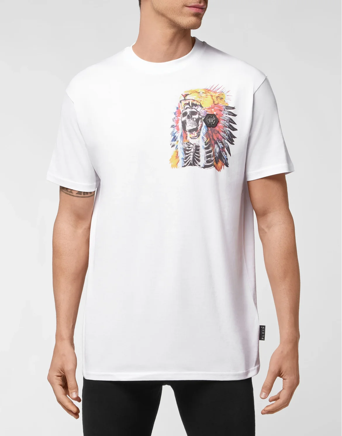T-shirt Round Neck SS stones Navajo, цвет: Белый