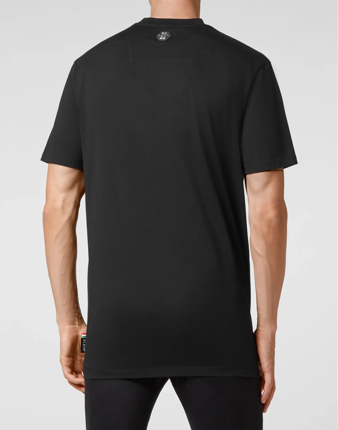 Jersey T-shirt Round Neck SS Skull and Plein, цвет: Черный