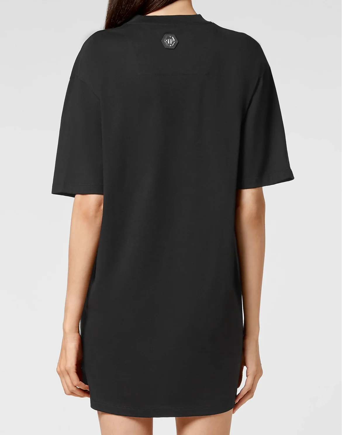 Jersey T-shirt Round Neck SS Skull and Plein, цвет: Черный