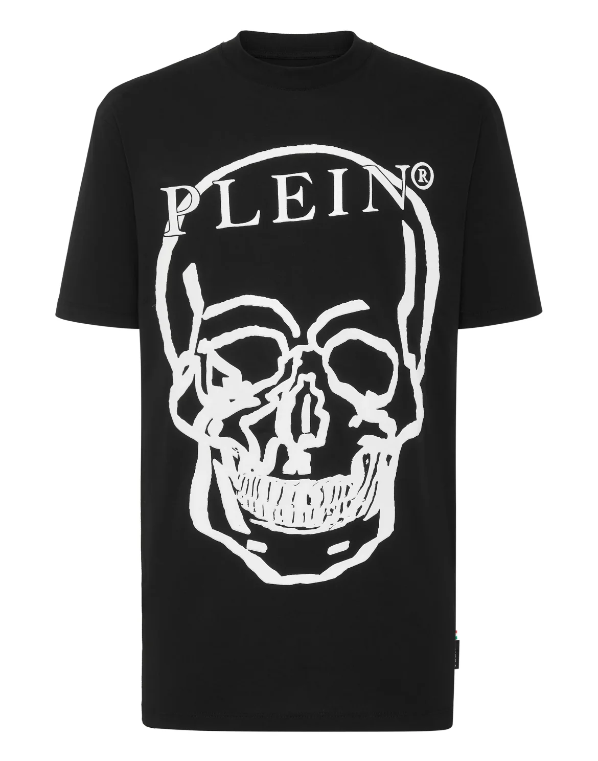 Jersey T-shirt Round Neck SS Skull and Plein, цвет: Черный