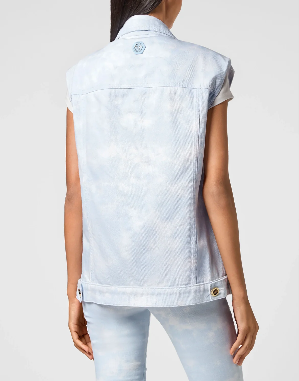Denim Vest Oversize, цвет: Розовый