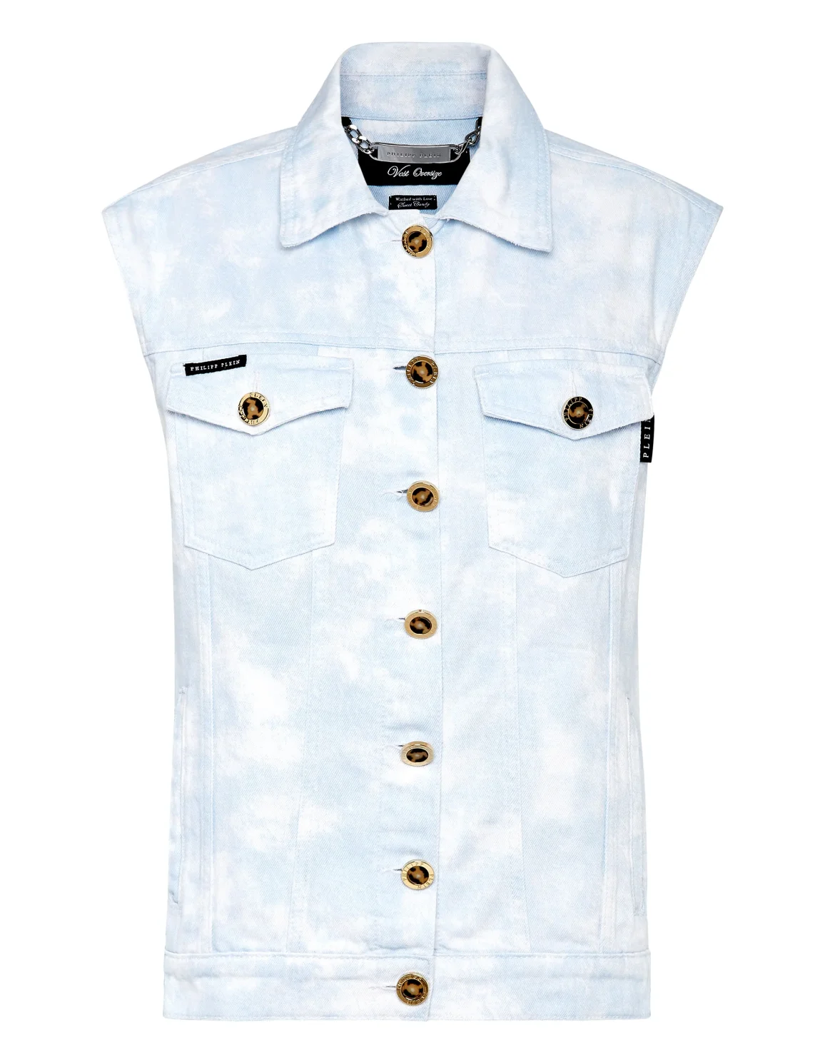 Denim Vest Oversize, цвет: Розовый