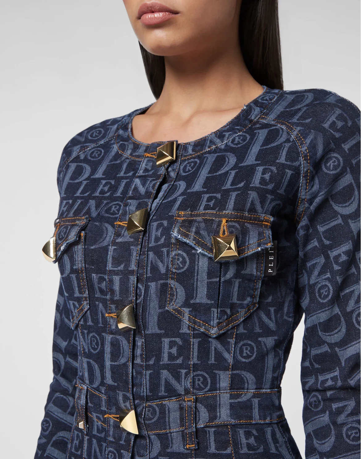 Denim Dress Cargo All over PP, цвет: Синий