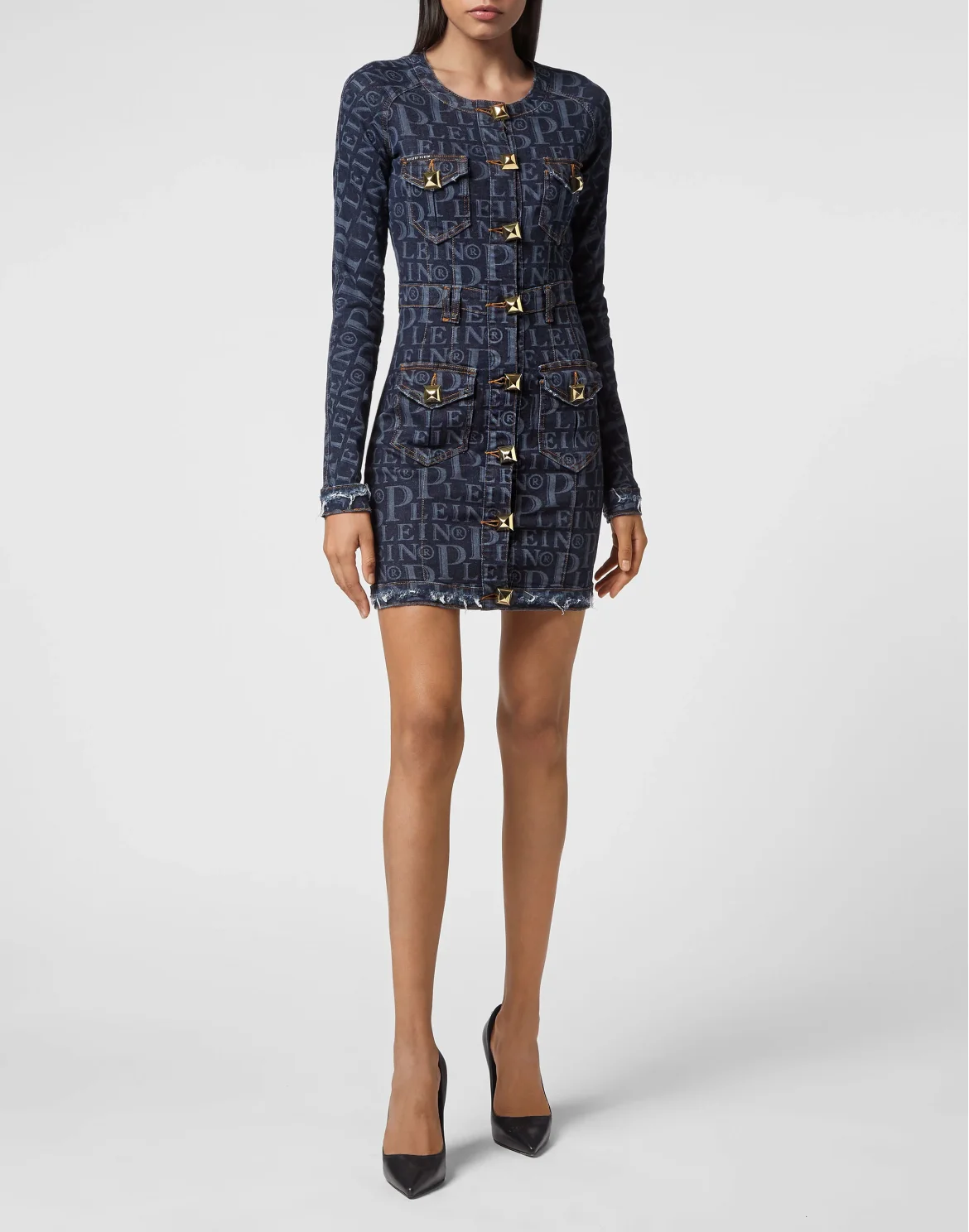 Denim Dress Cargo All over PP, цвет: Синий