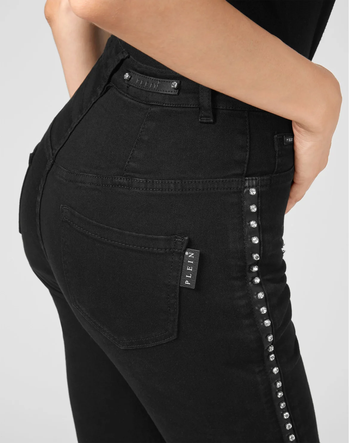 Super High Waist Jegging Stones, цвет: Черный