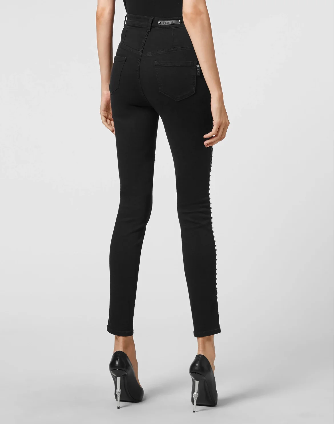 Super High Waist Jegging Stones, цвет: Черный