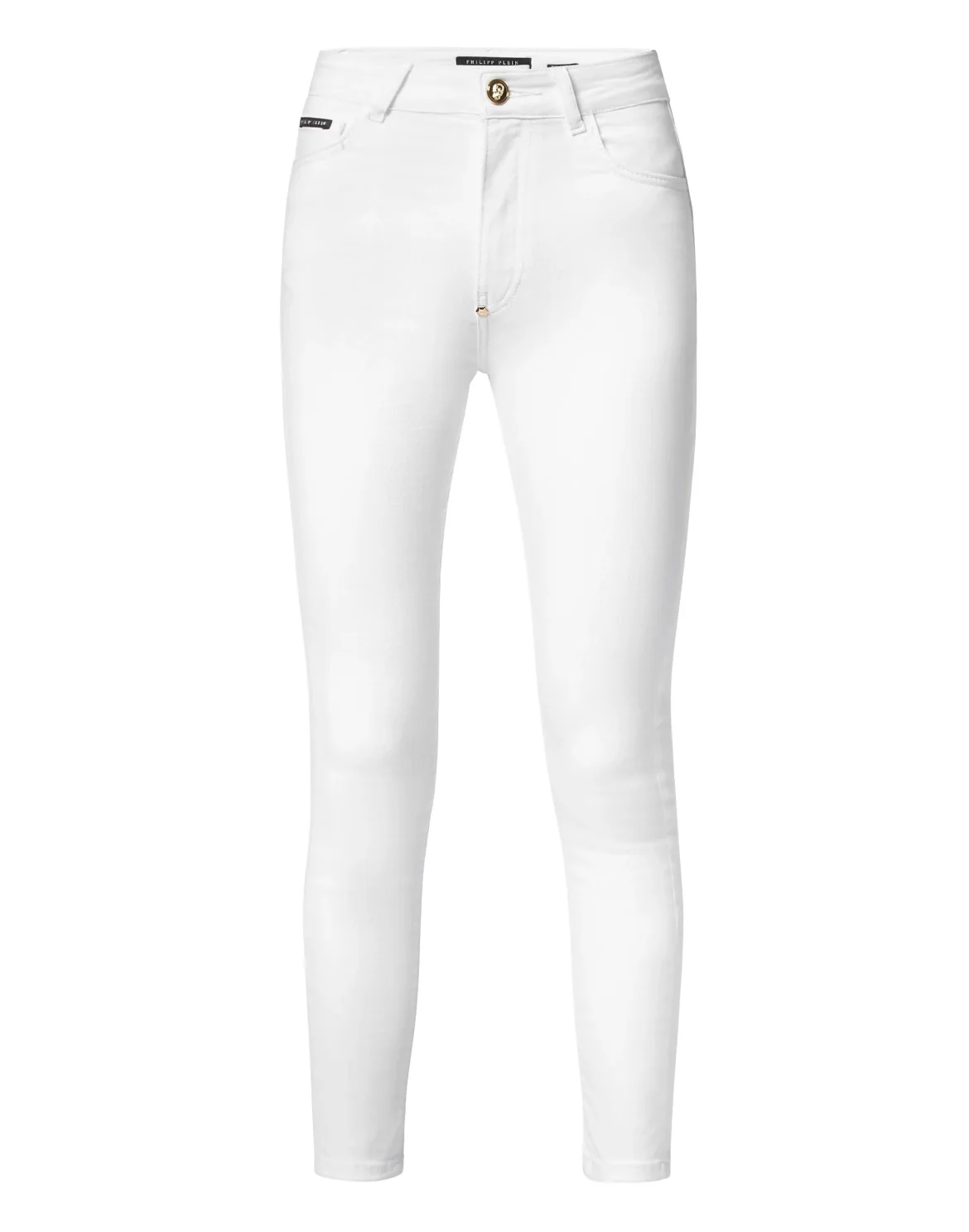Denim Skinny Trouser  Skull, цвет: Белый