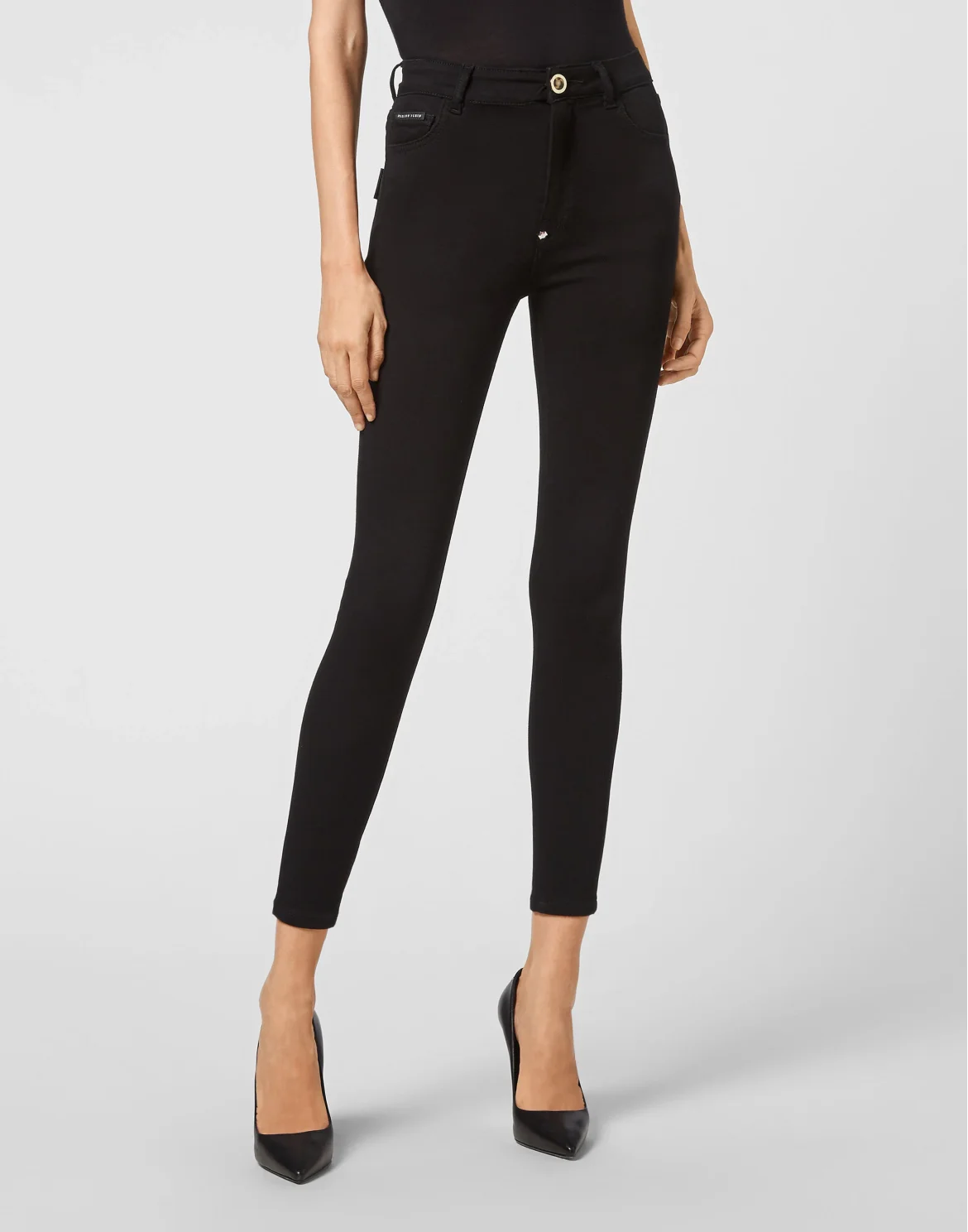 Denim Skinny Trouser  Skull, цвет: Черный