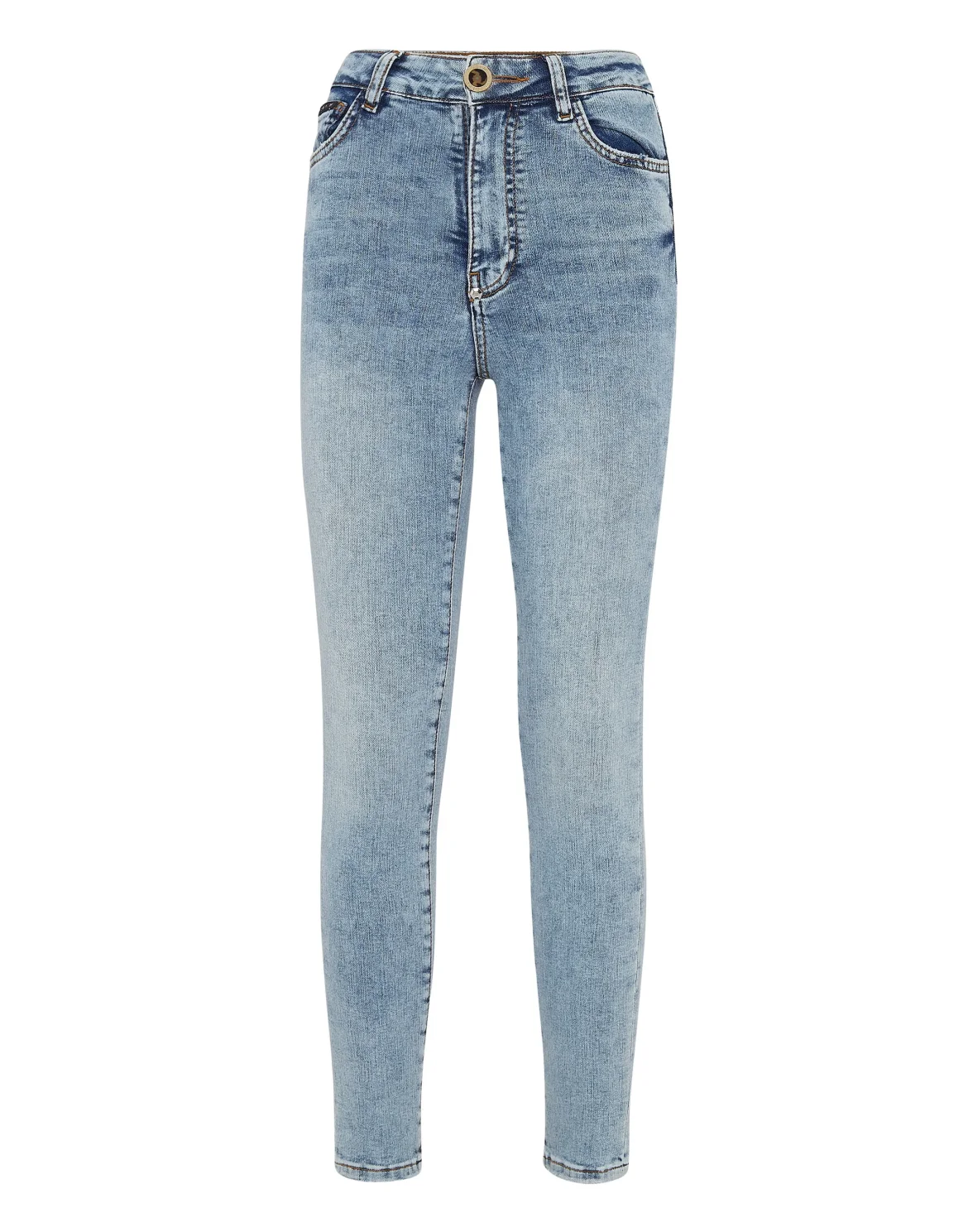 Denim Skinny Trouser  Skull, цвет: Синий