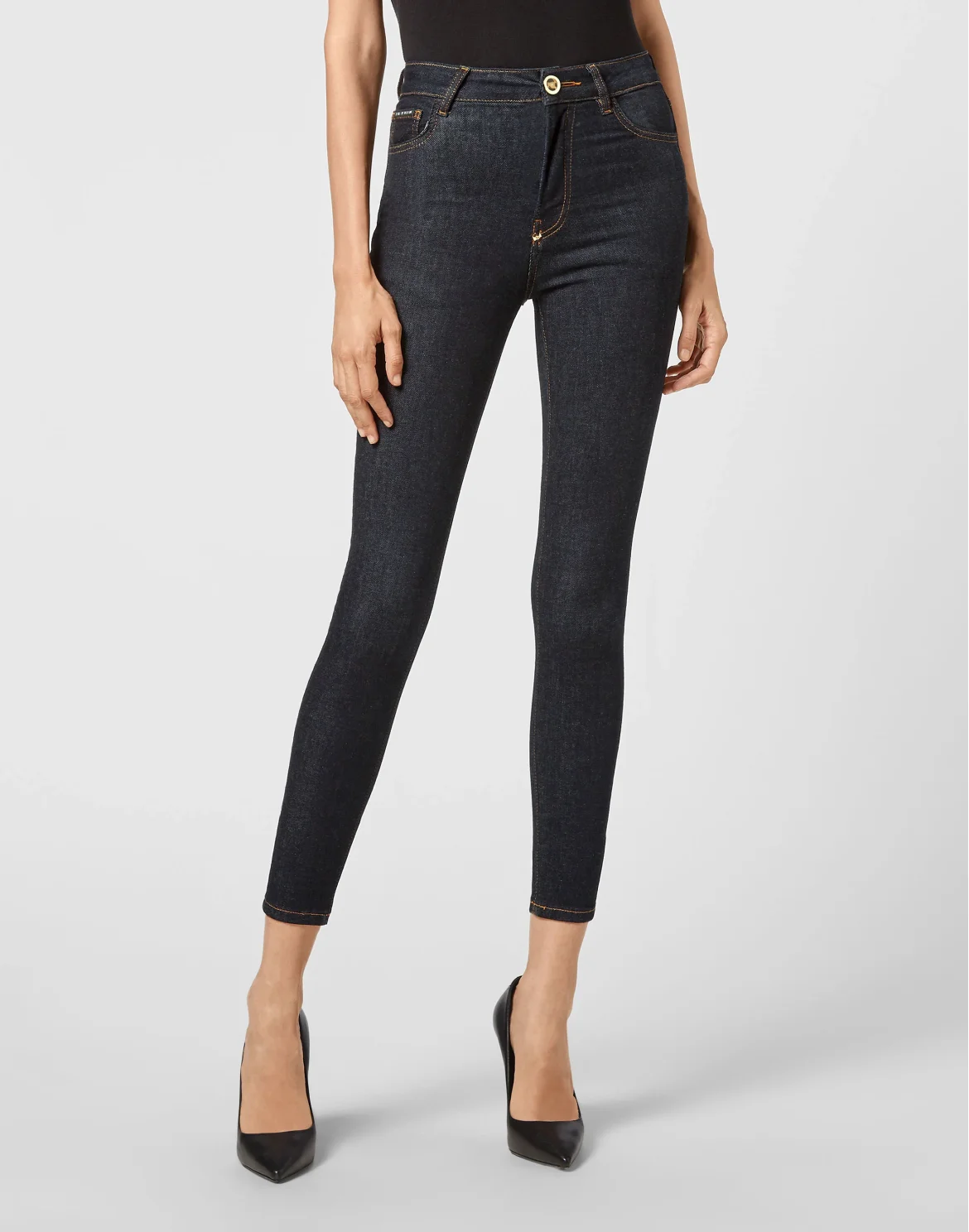 Denim Skinny Trouser  Skull, цвет: Синий