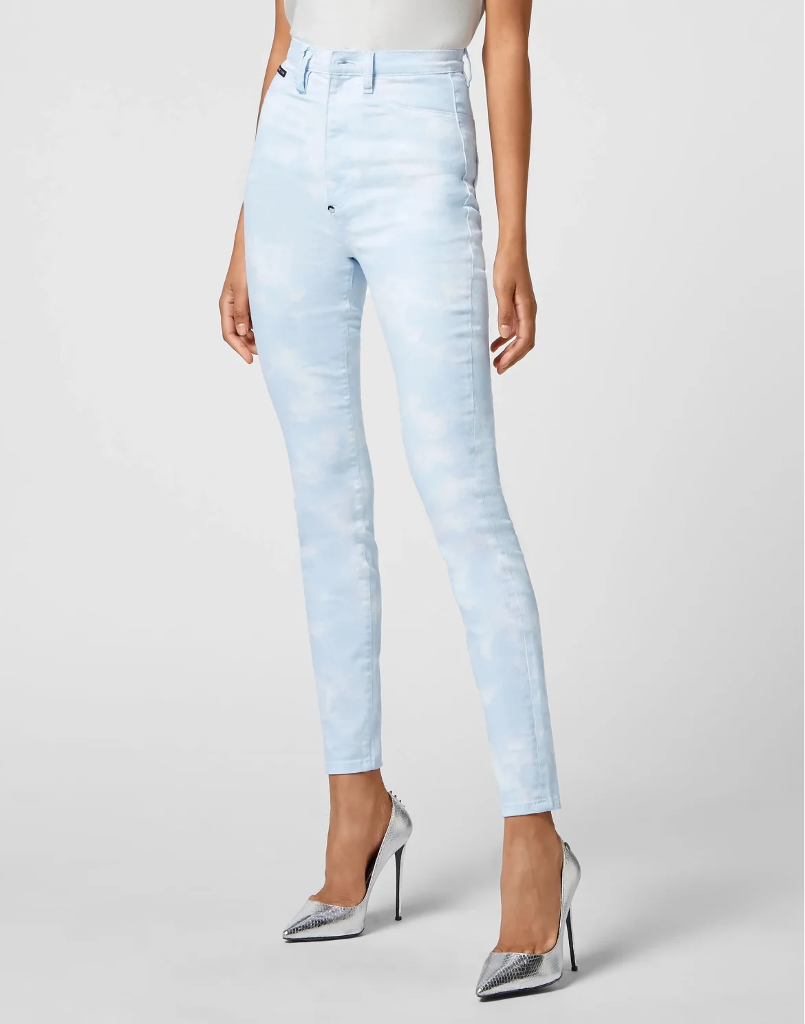 Super High Waist Jegging Hexagon, цвет: Розовый