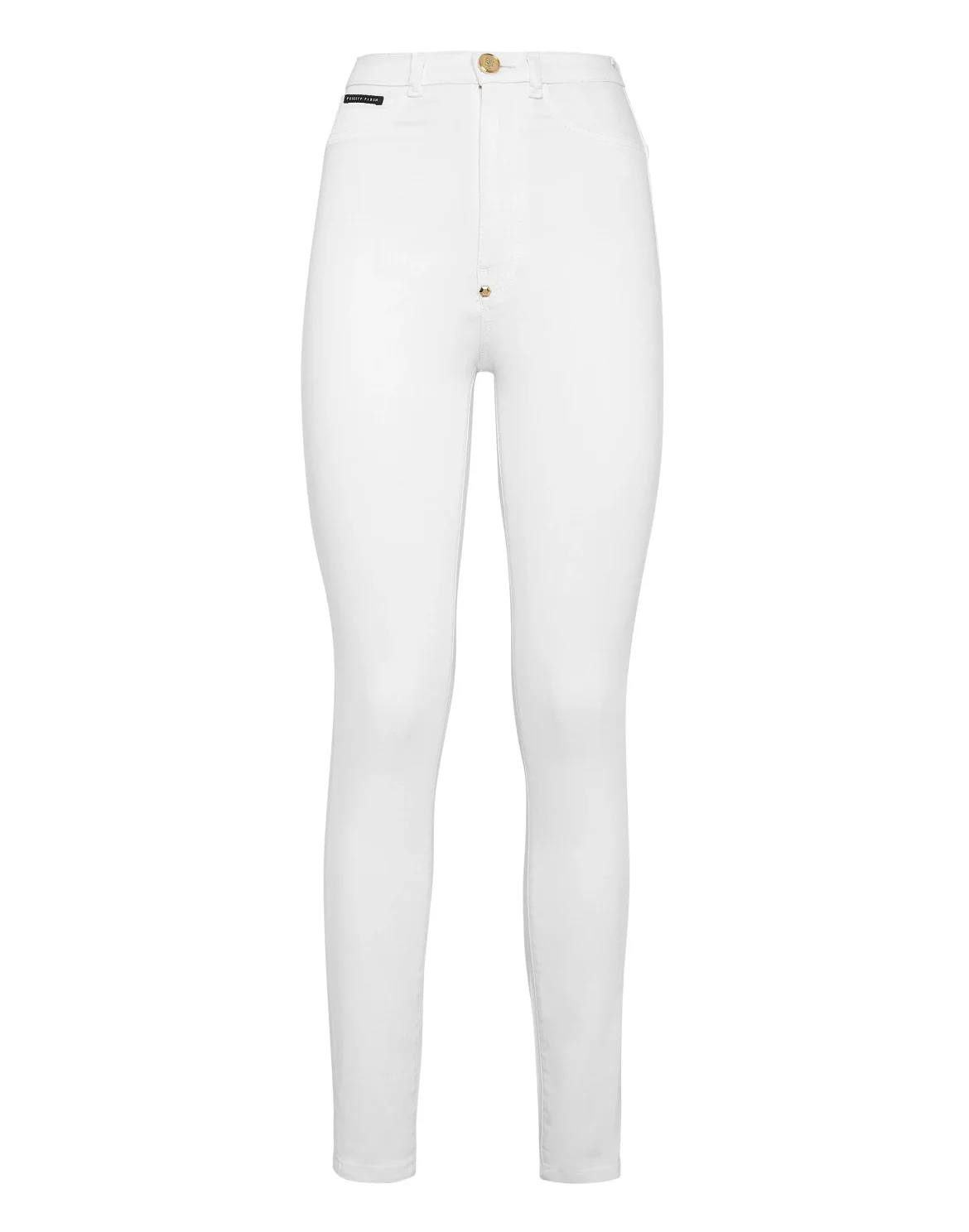 Denim Super High Waist Jegging, цвет: Белый