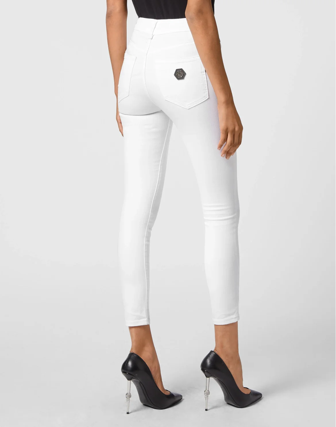 Denim Trousers Skinny, цвет: Белый