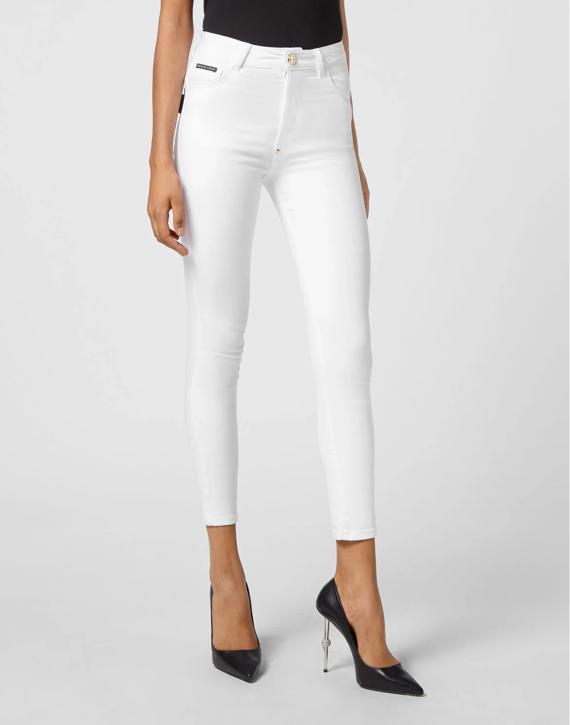 Denim Trousers Skinny, цвет: Белый