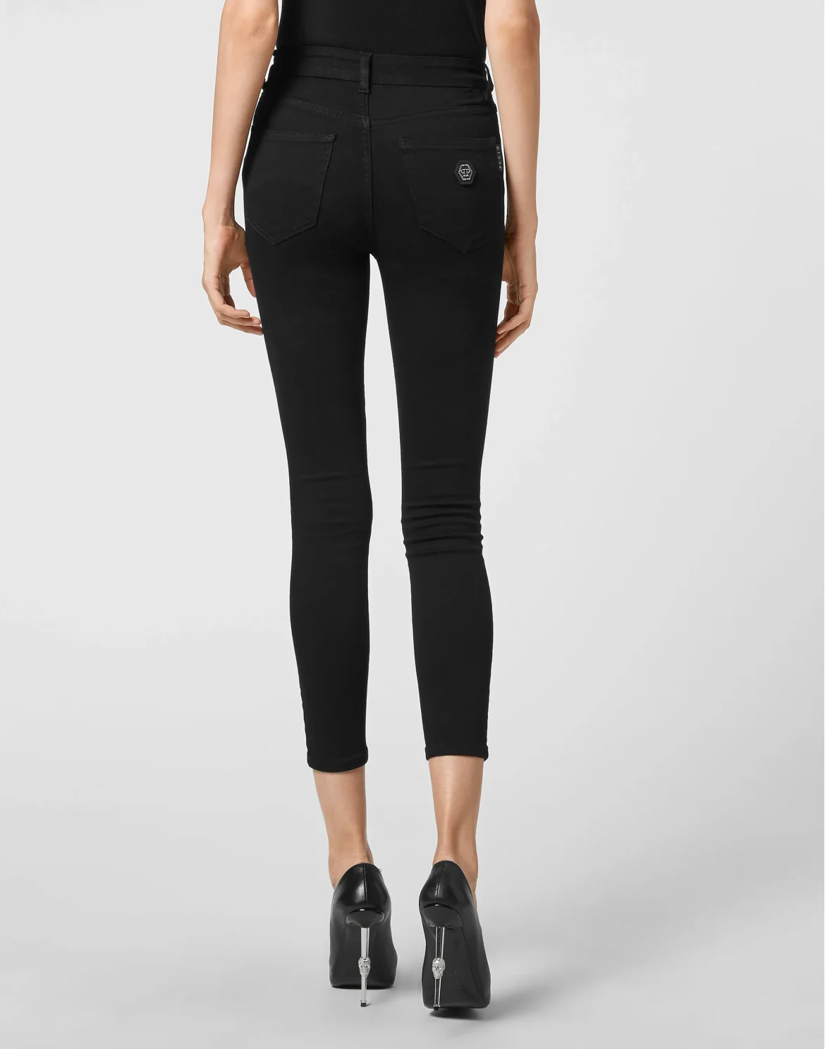 Denim Trousers Skinny, цвет: Черный