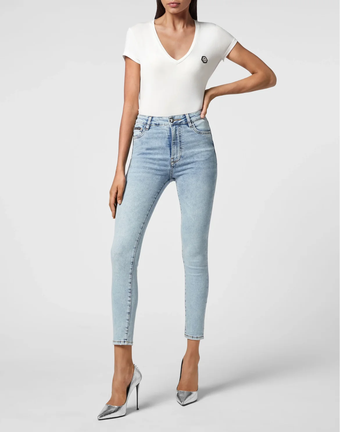 Denim Trousers Skinny, цвет: Синий