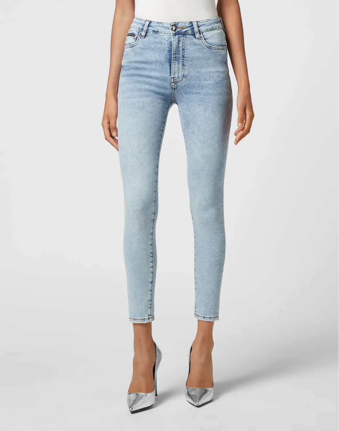 Denim Trousers Skinny, цвет: Синий