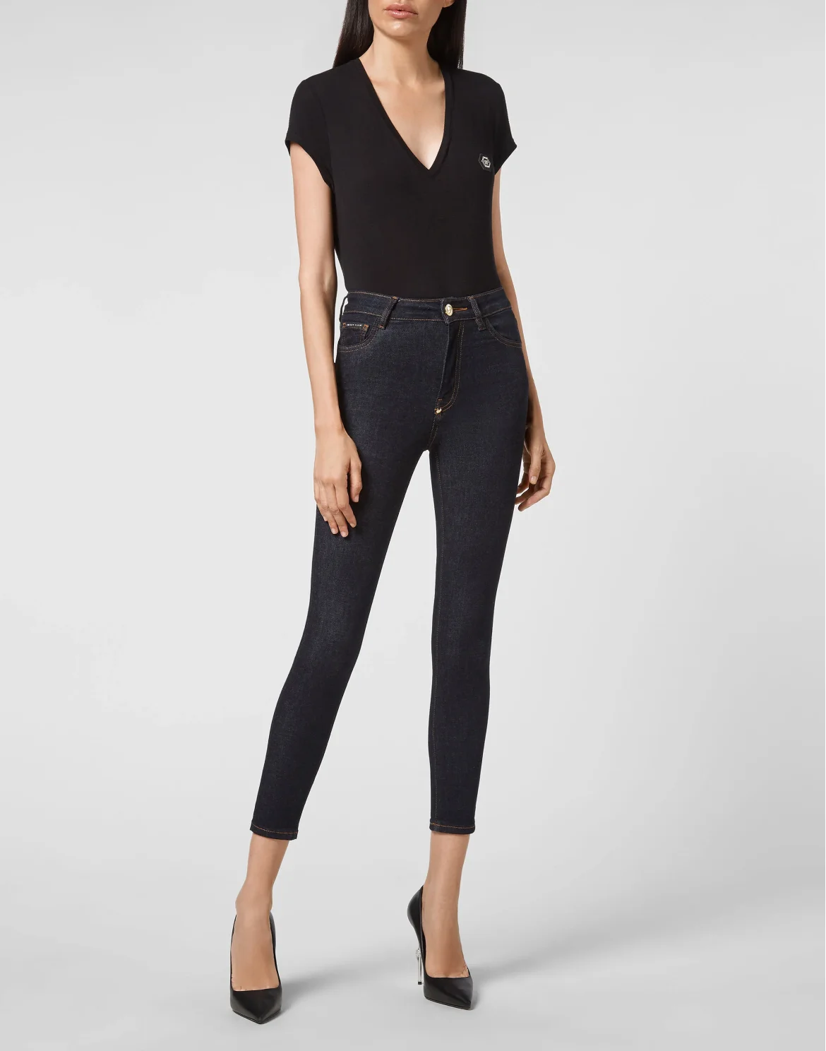 Denim Trousers Skinny, цвет: Синий