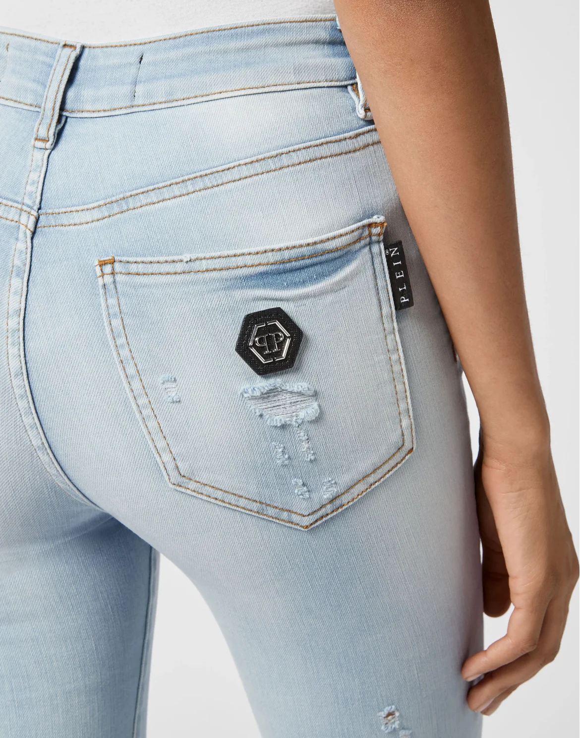 Denim Trousers Skinny, цвет: Голубой