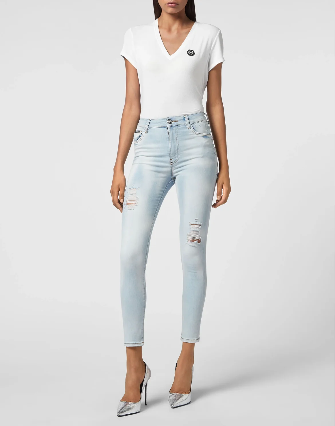 Denim Trousers Skinny, цвет: Голубой