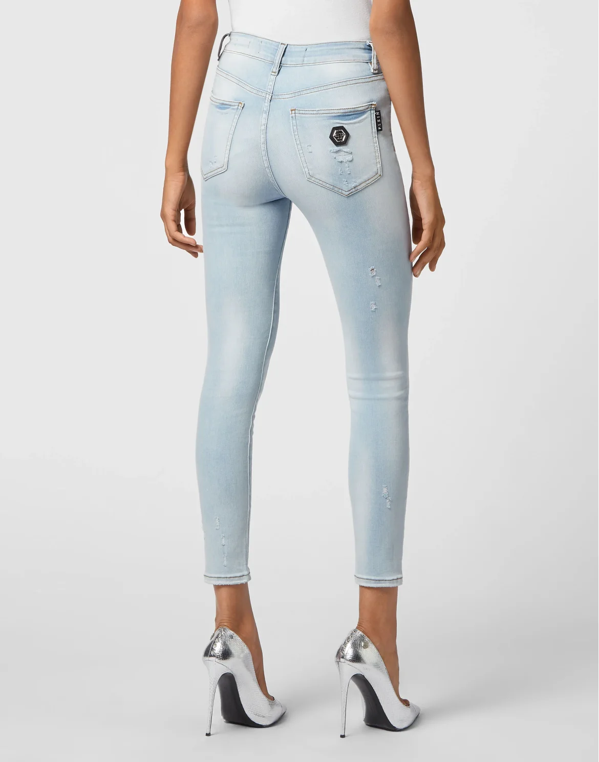 Denim Trousers Skinny, цвет: Голубой