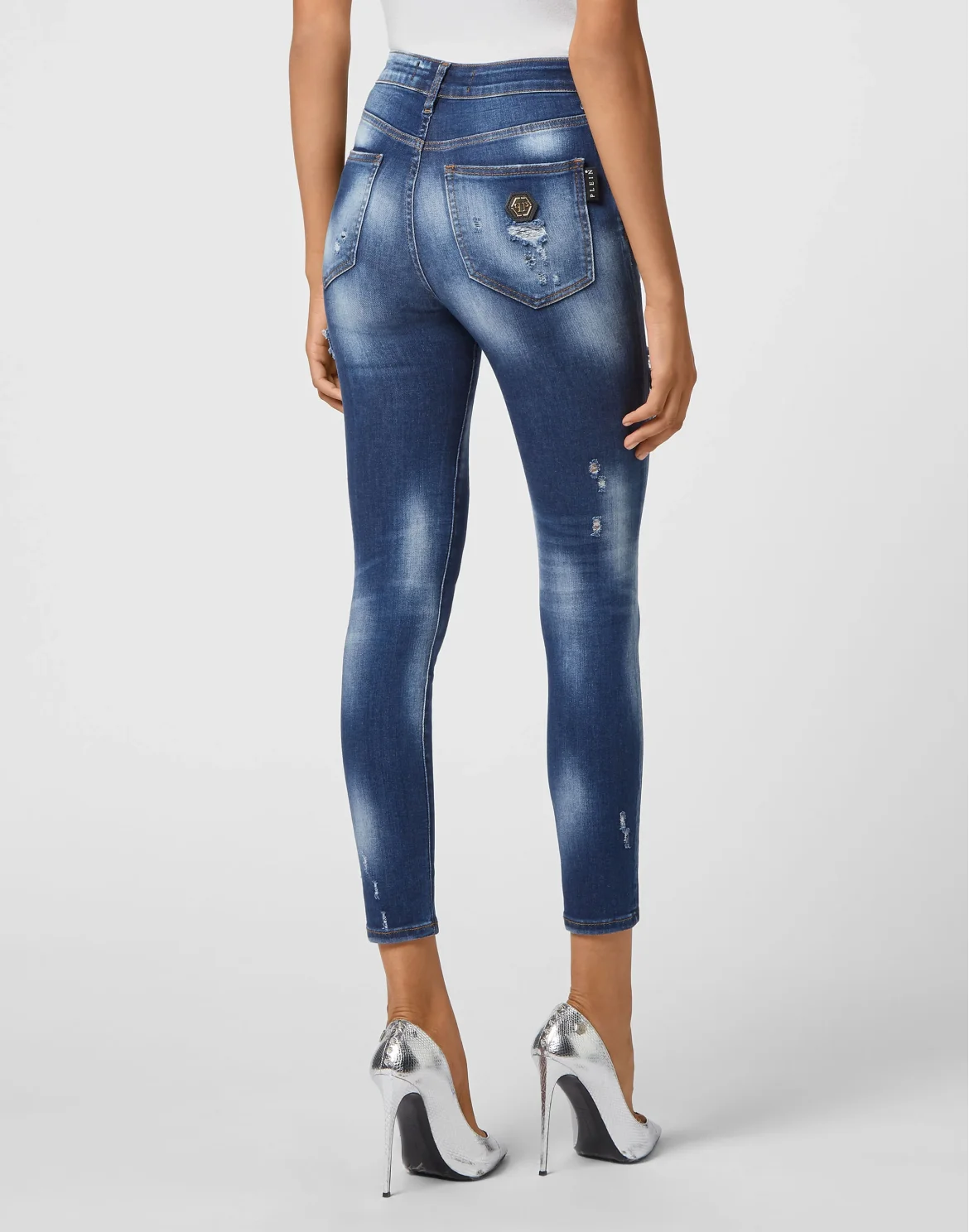 Denim Trousers Skinny, цвет: Синий