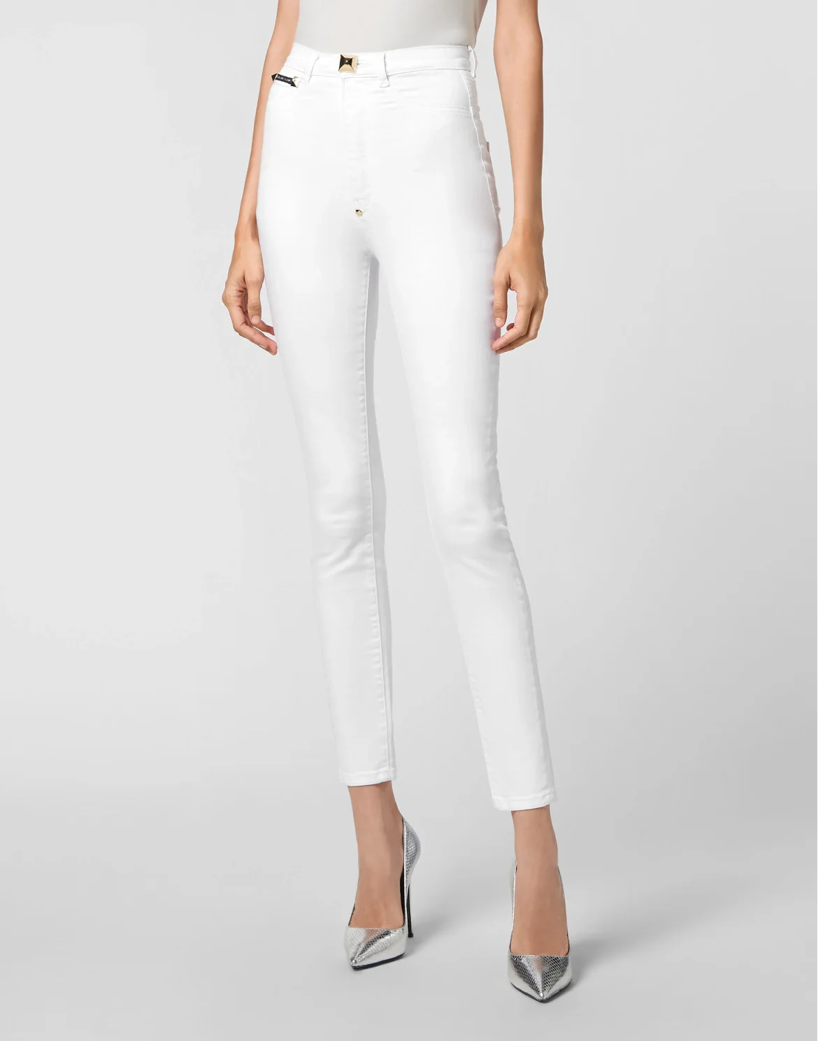 Super High Waist Jegging, цвет: Белый