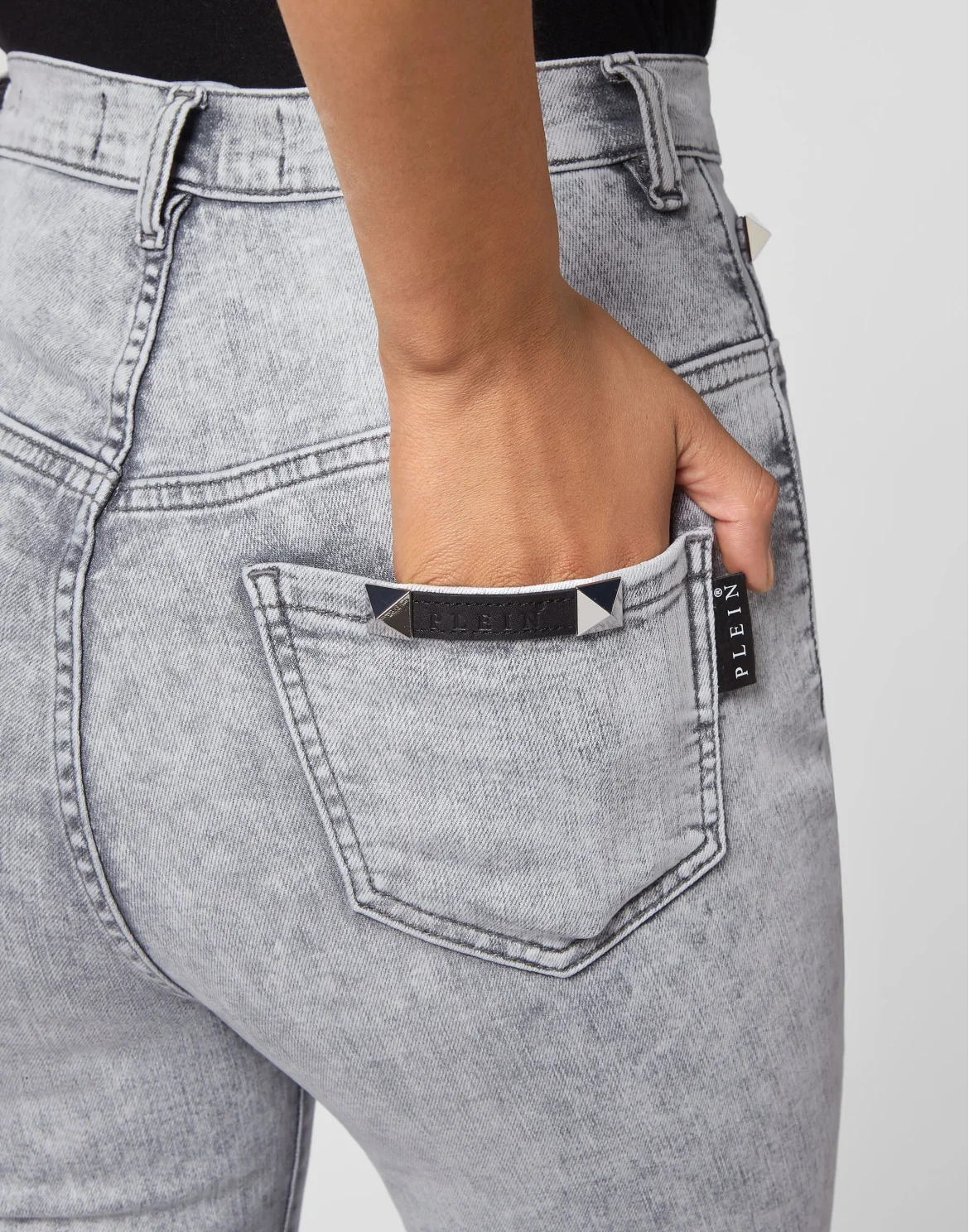 Super High Waist Jegging, цвет: Серый