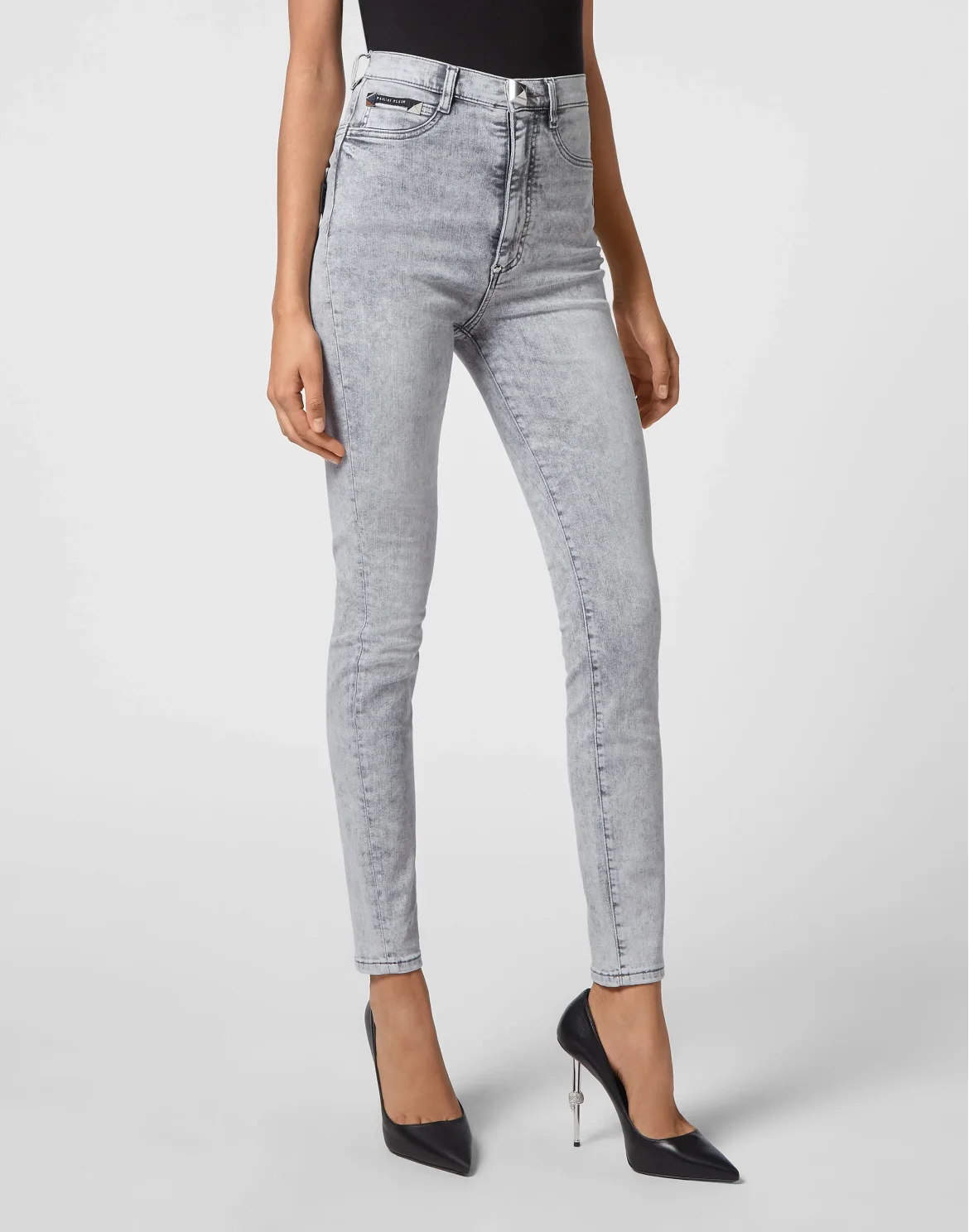 Super High Waist Jegging, цвет: Серый