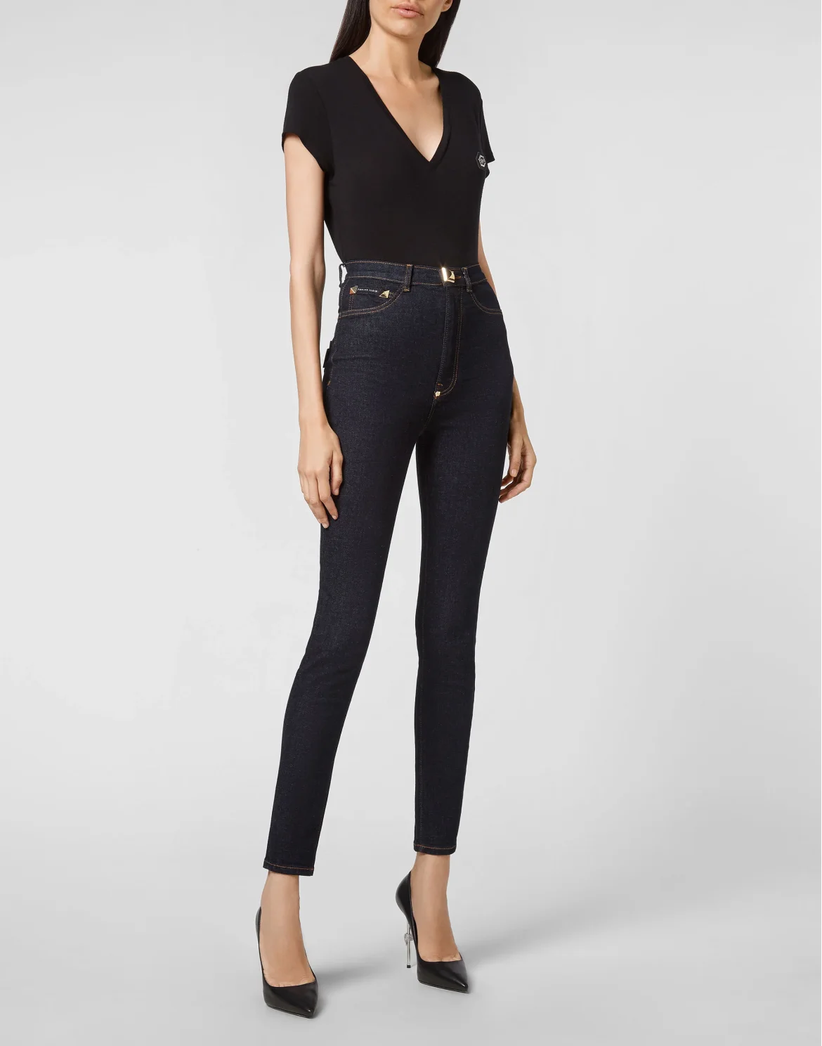Super High Waist Jegging, цвет: Синий