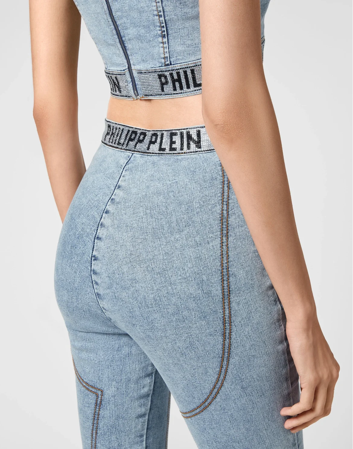 Denim Super Stretch Leggins, цвет: Синий