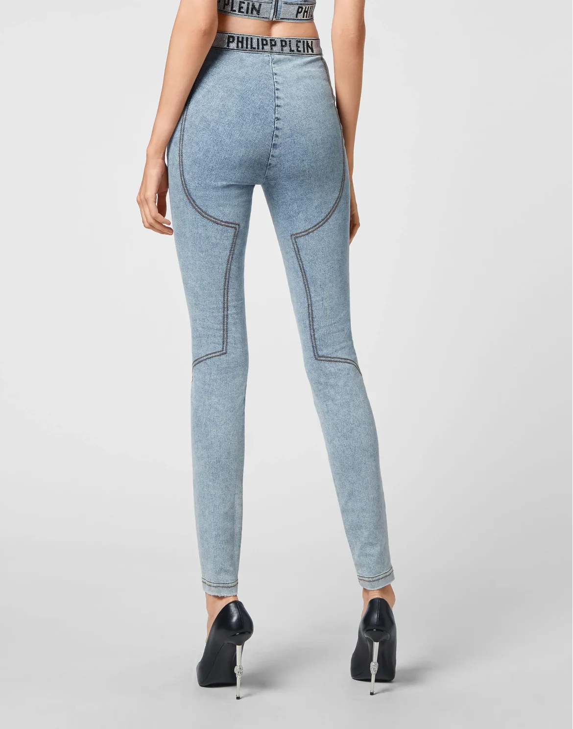 Denim Super Stretch Leggins, цвет: Синий