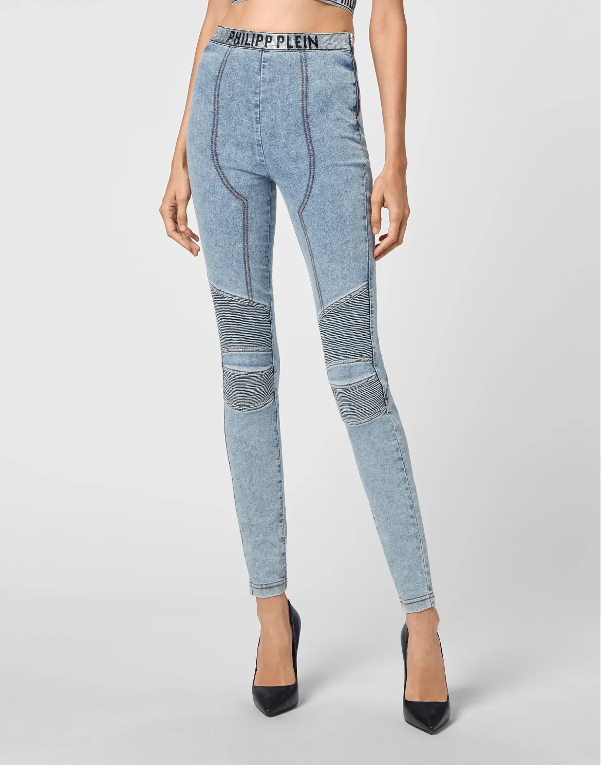 Denim Super Stretch Leggins, цвет: Синий