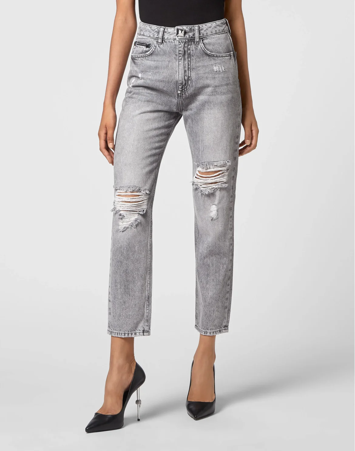 Denim Boyfriend, цвет: Серый