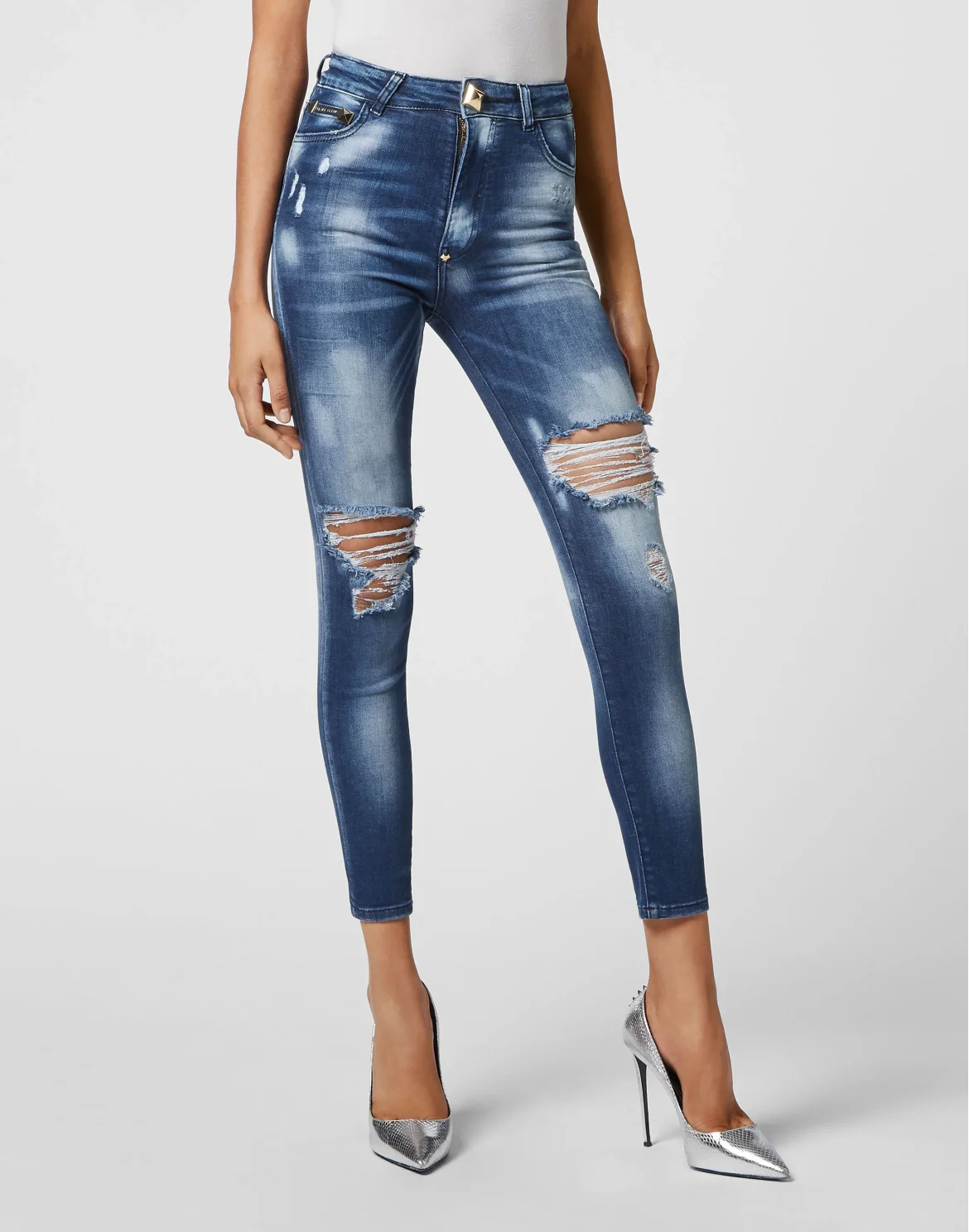Denim Trousers Skinny, цвет: Синий